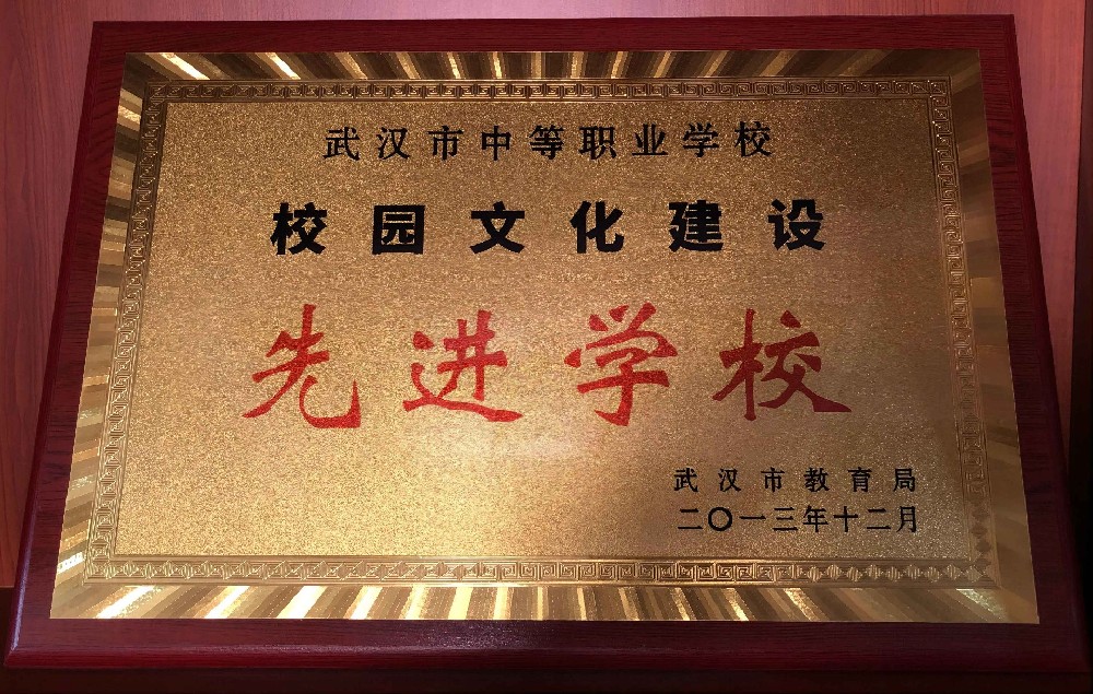 武汉市教育局评为先进学校